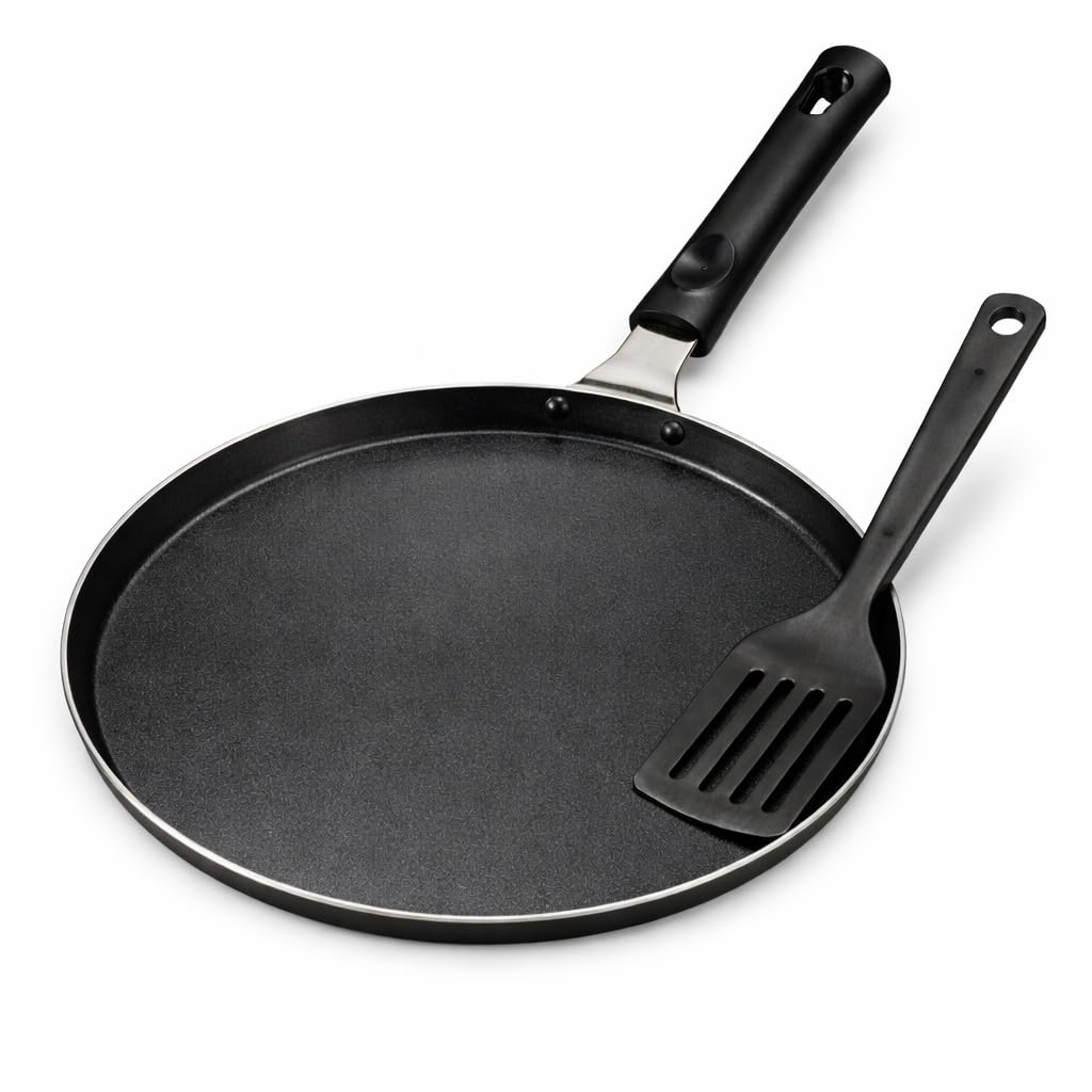 Non-Stick Dosa Tawa | 28cm, Durable Handle