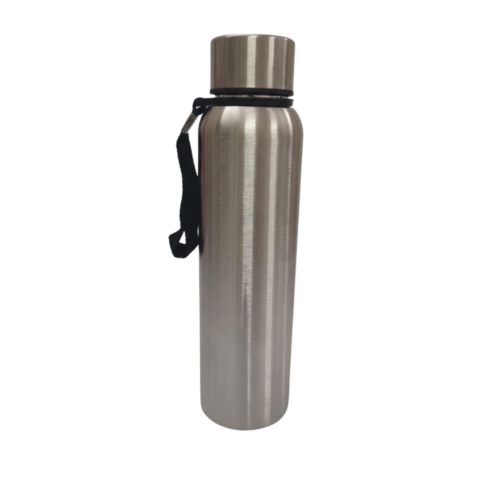 Stainless Steel Water Bottle Single Wall | Leak Proof Drinking Bottle Rust Resistant | Reusable Water Container for Office School Gym Travel | Outdoor Use Lightweight (750ml)