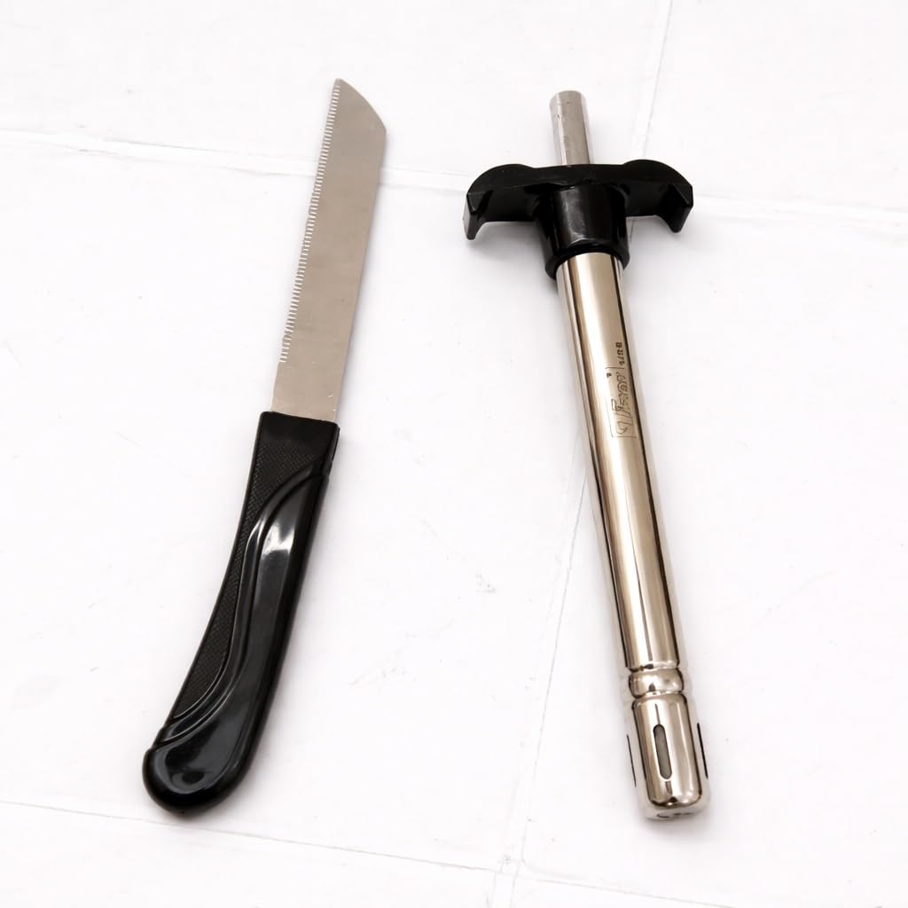 Manual Gas Lighter with Knife | Rust Resistant