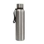 Stainless Steel Water Bottle Single Wall | Leak Proof Drinking Bottle Rust Resistant | Reusable Water Container for Office School Gym Travel | Outdoor Use Lightweight (750ml)