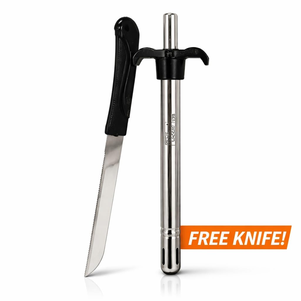 Manual Gas Lighter with Knife | Rust Resistant