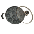 Non-Stick Appam Pan with Lid | 12 Cavity