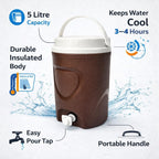 Insulated Water Cooler Jar with Tap | 5L