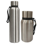 Stainless Steel Water Bottle Single Wall | Leak Proof Drinking Bottle Rust Resistant | Reusable Water Container for Office School Gym Travel | Outdoor Use Lightweight (750ml)