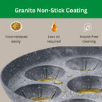 Non-Stick Appam Pan with Lid | 12 Cavity
