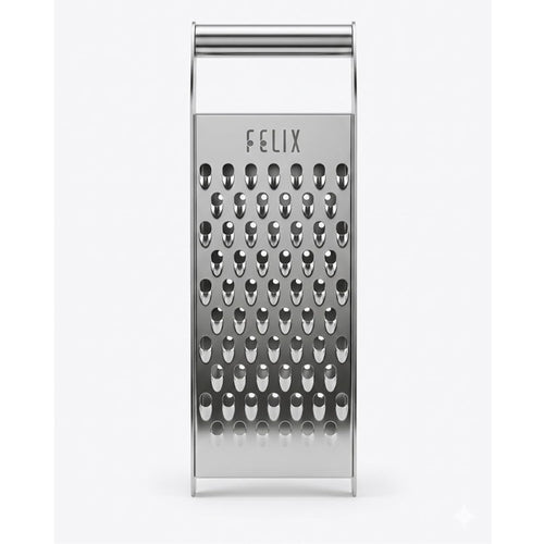 Stainless Steel Handheld Chipso Grater for Kitchen Use | Thick & Thin Cut Grating Blade | Manual Cheese & Vegetable Shredder for Paneer, Carrot, Potato and Salad (Thick Grater)