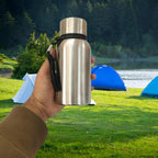 Stainless Steel Water Bottle Single Wall | Leak Proof Rust Resistant Reusable Drinking Bottle for Home Office School | Travel Durable Metal Water Bottle (500ml)